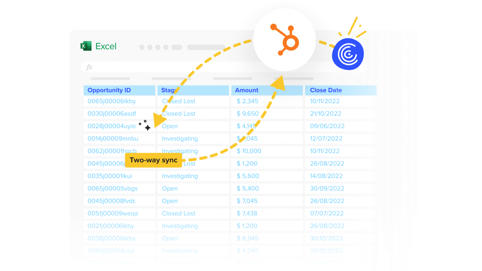 Google Sheets connector 2-way sync