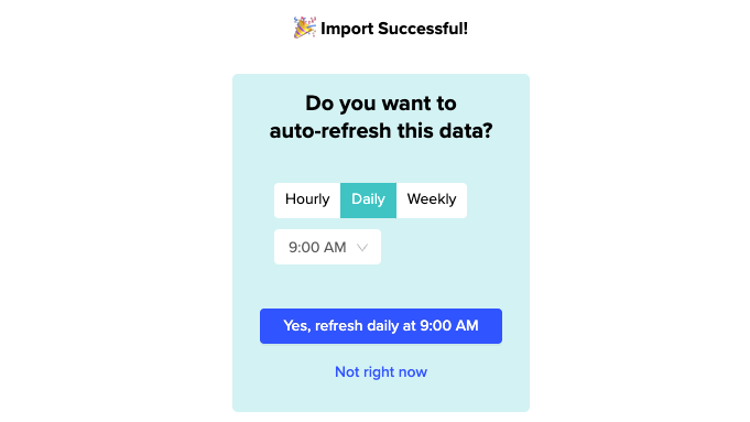 hubspot data refreshes in google sheets